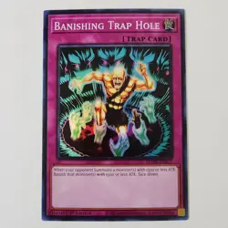 Banishing Trap Hole - DUNE-EN077 - NM/VLP - Super Rare - 1st ed - Yugioh - Image 1