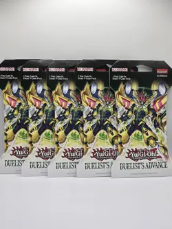 (5) Yu-Gi-Oh Duelist's Advance 1st Edition Sleeved Booster Pack Lot Of 5 - Image 1