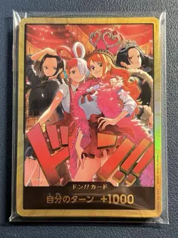 ONE PIECE Card DON !! Nami Robin Hancock Uta Gold Heroines Edition Japanese - Image 1