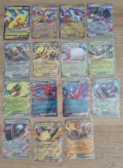 Pokemon 15 Cards Ex Lot & Pikachu NM/M (Lot #6) - Image 1