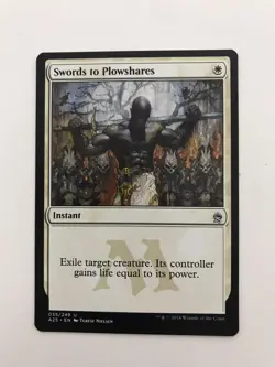 Swords to Plowshares MTG Magic the Gathering Card NM Near Mint A25 - Image 1