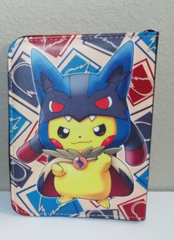 Pokemon Trading Card Binder Holder 50 Page TCG 400-Slot Poncho Pikachu Charizard - Image 2