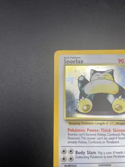 Pokemon TCG Snorlax Holo Unlimited Rare Card 11/64 Jungle - Image 5