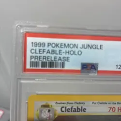 Pokemon TCG Clefable Prerelease Holo Rare Card 01/64 WOTC Promo Jungle - Image 3