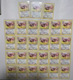 Eevee 51/64 Jungle- 27 Card Lot Near Mint Pokemon Vintage WOTC - Image 1