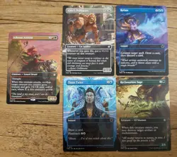 Magic the Gathering Foundations (5) Non-Foil Borderless Cards Lot - Near Mint+ - Image 2