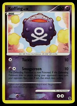 Pokemon Card - Koffing Great Encounters 74/106 Reverse Holo - Image 1
