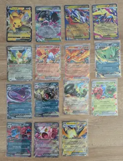 Pokemon 15 Cards Ex Lot & Pikachu NM/M (Lot #5) - Image 1