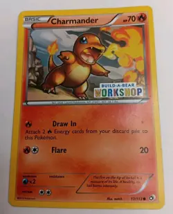Pokemon Charmander 17/113 Build-A-Bear Workshop Stamped Promo Rare Card TCG - MP - Image 4