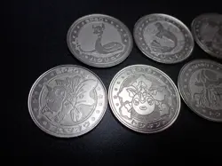 Pokemon Card Meiji Promo Battle Coin x7 Dragonair Dewgong etc #5486 - Image 3
