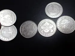 Pokemon Card Meiji Promo Battle Coin x7 Dragonair Dewgong etc #5486 - Image 4