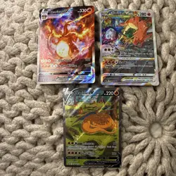 Charizard UPC Ultra Premium Collection 3 Promo Cards Sword and Shield All NM - Image 1