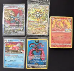Pokemon Card Lot Roaring Moon 218 Sealed Promo Magneton 159 Moltres Swsh185 284 - Image 2