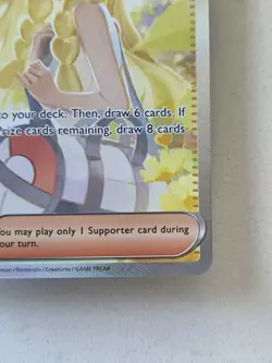 Lillie's Determination 184/132 Me01: Mega Evolution Holo Pokemon Tcg Card Clean - Image 3