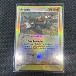 Anorith 27/100 Reverse Holo EX Sandstorm Pokemon Card (LP) - Image 1