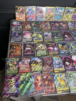 Pokemon Lot 57 Cards Sword & Shield V, EX, Radiant Mimikyu Charizard NM See Pics - Image 2