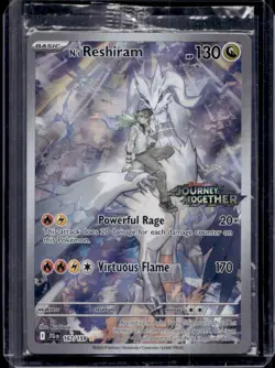 2025 Pokemon SV Journey Together N's Reshiram Promo Cards #167/159 - Image 1