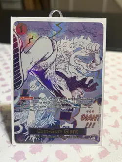 Gum-Gum Giant OP09-078 Luffy One Piece English Manga Card The Best vol.2 PRB-02 - Image 1