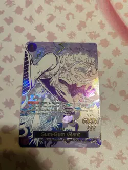 Gum-Gum Giant OP09-078 Luffy One Piece English Manga Card The Best vol.2 PRB-02 - Image 2
