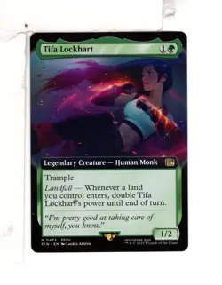 MTG SkeenAB Tifa Lockhart BORDERLESS from FIN. NM. - Image 1
