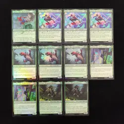 2025 Magic The Gathering MTG Marvel EN Foil Spider-Rex，Daring Dino Lot*11 AK001 - Image 1