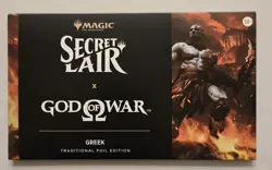MTG Secret Lair X PlayStation: God Of War Greek Foil Edition - Sealed - Image 1