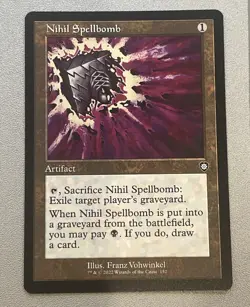 Nihil Spellbomb (Retro Frame) C Commander: The Brothers' War 152 MTG - Image 1