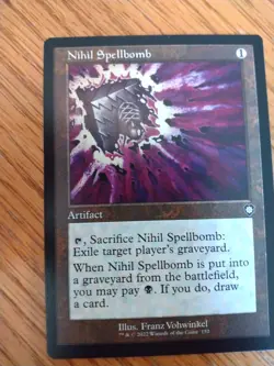 Nihil Spellbomb (Retro Frame) Commander: the Brothers' War Regular - Image 1