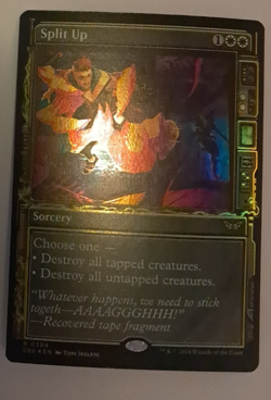 Split Up Showcase FOIL NM Duskmourn MTG MAGIC THE GATHERING - Image 1