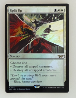 Magic the Gathering: Split Up Duskmourn: House of Horror Foil NM - Image 1