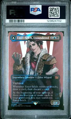 4702 Hades Emet-Selch 2025 MTG Final Fantasy #0539 Surge Foil PSA 10 - Image 2