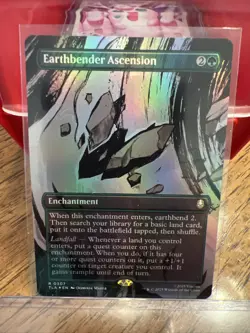 Earthbender Ascension (Borderless) MTG Avatar: The Last Airbender Near Mint Foil - Image 1