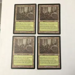 Hickory Woodlot X4 Mercadian Masques Ex/NM Condition - Image 1