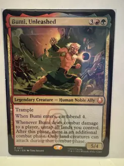 Bumi, Unleashed - Avatar: TLA - NM - MTG Magic - 0211 - Image 1