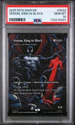 Venom, King in Black - Skithiryx, the Blight Dragon (Borderless) PSA 10 POP 2 - Image 1