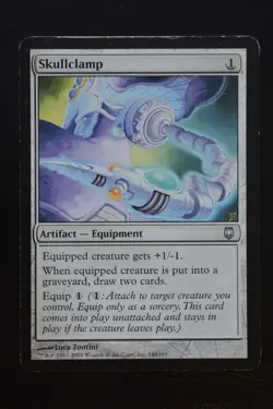 Magic The Gathering MTG SKULLCLAMP Darksteel MP Moderately Played - Image 1