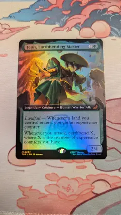 Toph Earthbending Master Extended Art Foil NM English MTG - Image 1