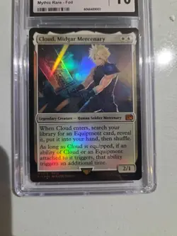 Cloud, Midgar Mercenary Final Fantasy Foil for sale online - Image 3