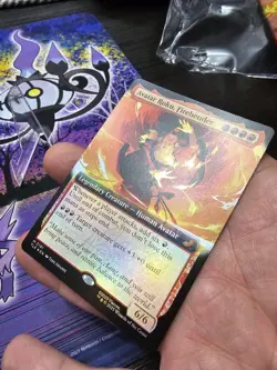 Avatar Roku, Firebender EXTENDED ART FOIL - 119 - MTG Avatar: The Last Airbender - Image 2