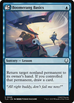 Boomerang Basics - 46 - Avatar: The Last Airbender- Near Mint - MTG - Image 1