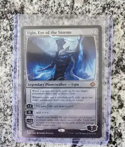 MTG Ugin, Eye of the Storms Tarkir: Dragonstorm Foil 0001 NM Magic the Gathering - Image 1