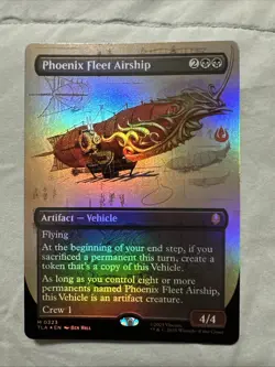 Phoenix Fleet Airship Holo (Borderless) #323 MTG Avatar The Last Airbender - Image 1