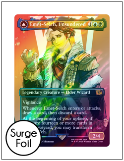 1x Emet-Selch, Unsundered Surge Foil Borderless Art, Final Fantasy, Magic MTG NM - Image 1