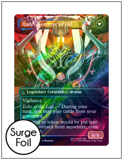 1x Emet-Selch, Unsundered Surge Foil Borderless Art, Final Fantasy, Magic MTG NM - Image 2