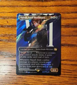 Squall, Seed Mercenary Borderless Surge Foil [NM] MTG Magic Final Fantasy - Image 3