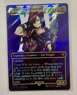 G'raha Tia, Scion Reborn (Borderless) (Surge Foil) Commander: Final Fantasy Foil - Image 1