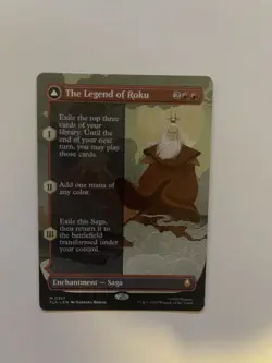 The Legend of Roku Borderless 357 NM MTG Avatar: The Last Airbender Magic - Image 2