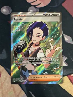 Pokemon TCG - Perrin 209/167 Ultra Rare Full Art Trainer Twilight Masquerade NM - Image 1