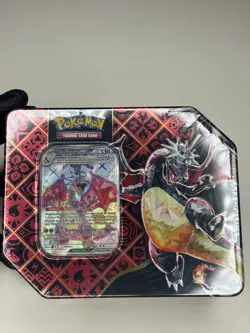 Paldean Fates Charizard EX Tin New/Sealed Pokemon TCG SV - Image 1