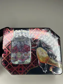 Paldean Fates Charizard EX Tin New/Sealed Pokemon TCG SV - Image 2